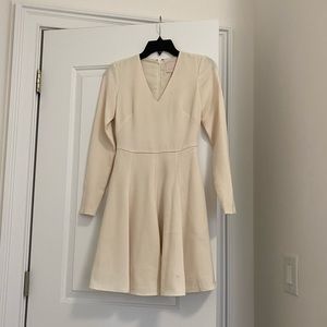 Gal Meets Glam Sonya Dress Cream Sz 00